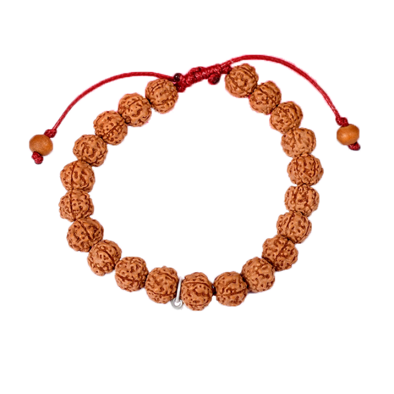 Buy 5 mukhi Rudraksha Bead Bracelet at Rudraksha Gemstones